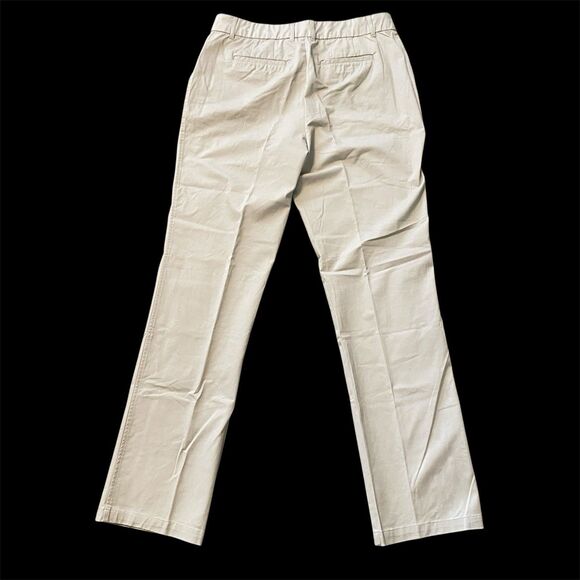 Christopher & Banks Signature Comfort Khaki Pants Tan 12 TALL (35x35) BRAND NEW - Picture 4 of 11